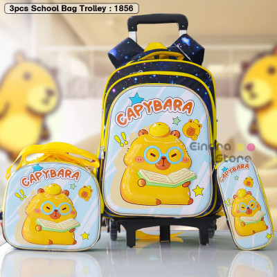 3pcs School Bag Trolley : 1856